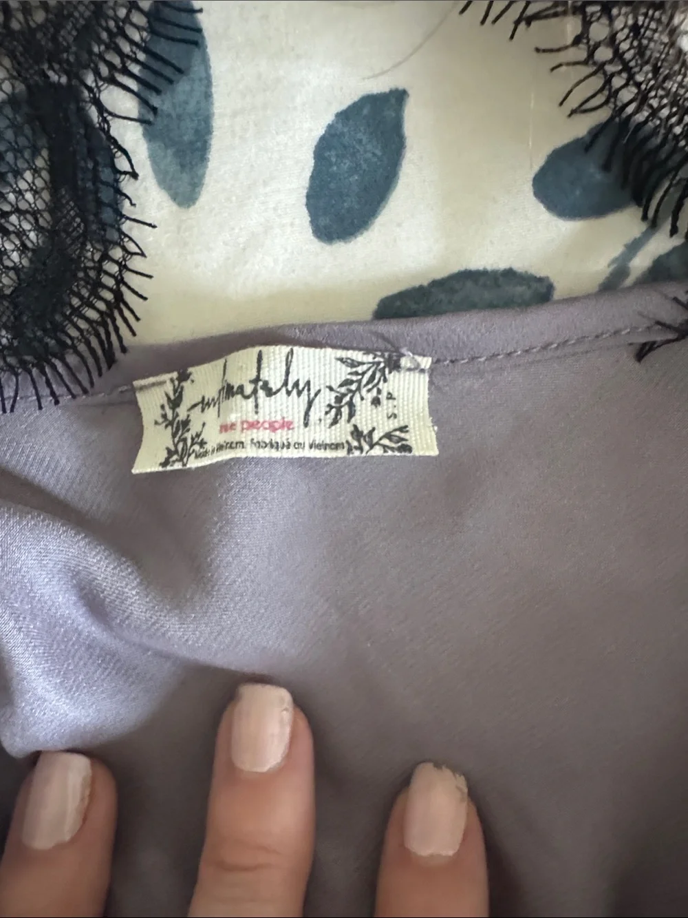 Free People Intimately Starlight Lace Trim Camisole